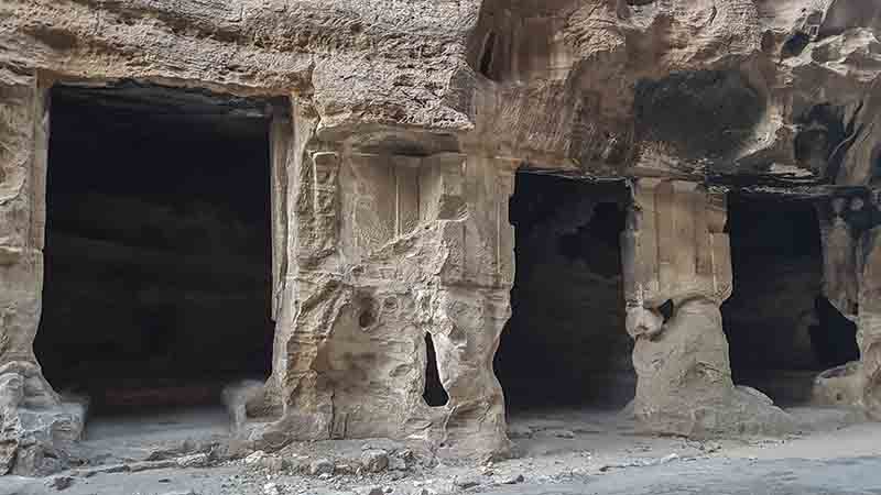 108 - Jordania - Little Petra - viviendas Nabateas